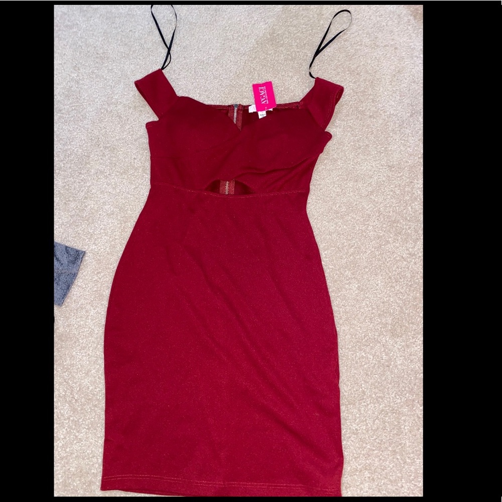 Maroon dress!